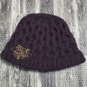 "RIDE" 100% LAMBSWOOL SNOWBOARD HAT 